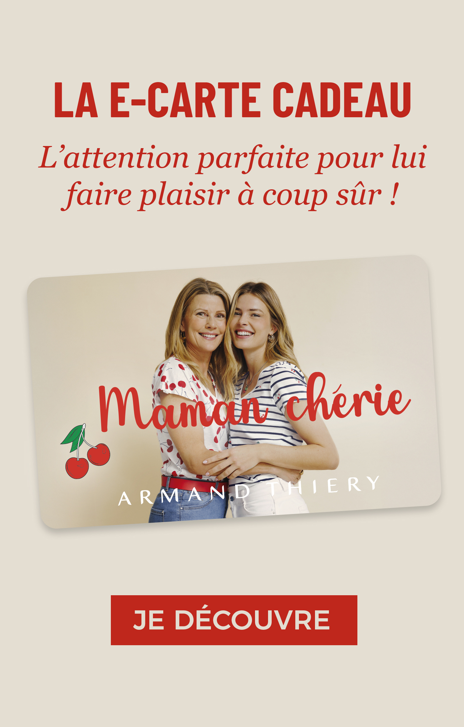 Carte Cadeaux fêtes des mères